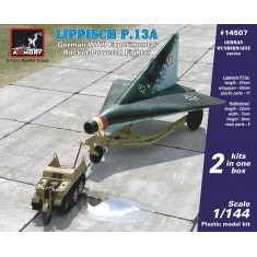 1/144 Lippisch P13a w/Kettenkrad