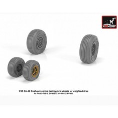 1/35 Australian RAN Sikorsky SH-60 Seahawk Wheels w/Weighted Tyres