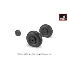1/48 Iljushin IL-2 Bark (Late) Wheels w/Weighted Tyres
