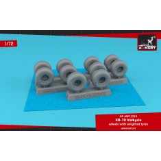 1/72 Xb-70 Valkyrie Wheels w/Weighted Tyres - Retooled Set!