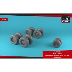 1/72 Rockwell B-1B Lancer Wheels w/Weighted Tires (Late)