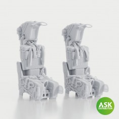 1/32 F-14A/B Late GRU-7A Ejection Seats with Seatbelts (2pcs) for Trumpeter kits