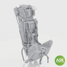 1/32 Meteor Ejection Seat - M.B Mk.2E with Seatbelts, Survival Pack for Revell kits