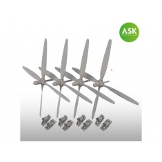 1/48 B-29 Propellers and Exhausts (4pcs) for Revell / Monogram kits