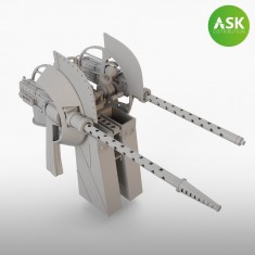 1/48 B-25 Mitchell Top Dorsal Turret Gun Set for HK Model