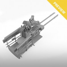 1/48 B-25 Mitchell Tail Turret Gun Set for HK Models Kit
