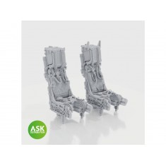 1/72 F-14D SJU-17 Ejection Seats with Seatbelts (2pcs) for Tamiya kit