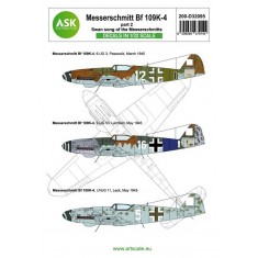 1/32 Bf 109K-4 Decals Part 2 - Swan Song Of The Messerschmitts