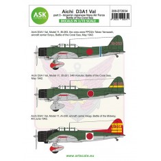 1/72 Aichi D3A1 Val Decal pt.3 - IJA Air Service, Battle of the Coral Sea