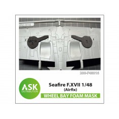 1/48 Seafire F.XVII FOAM Flexibel Wheel Bay Mask for Airfix kits