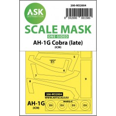 1/32 AH-1G Cobra (late) One-sided Paint Masking for ICM/Special Hobby