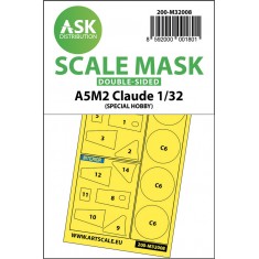 1/32 A5M2 Claude Double-sided Paint Masking for Special Hobby