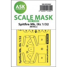 1/32 Supermarine Spitfire Mk.IXc One-sided fit Mask for Revell kits