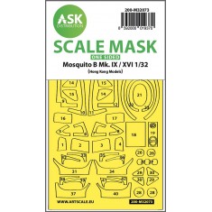 1/32 Mosquito B Mk.IX/XVI one-sided fit Mask for Hong Kong Model