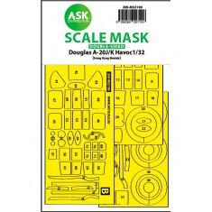 1/32 A-20J/K Havoc Double-sided Express fit Mask for HK Models