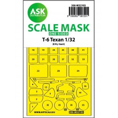 1/32 T-6 Texan One-sided Express Fit Mask for Kitty Hawk kits