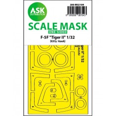 1/32 F-5F Tiger II One-sided Express Fit Mask for Kitty Hawk kits