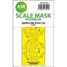 1/32 Spitfire Mk.Xvie Double-Sided Express Fit Mask for Tamiya kit
