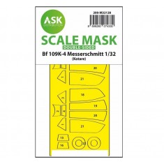 1/32 Bf 109K-4 Double-sided Express Fit Mask for Kotare kit