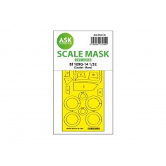 1/32 Bf 109G-14 1-sided Express-fit and Self-adhesive Mask for Zoukei Mura SWS