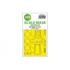 1/32 Bf 109G-14 Double-Sided Express Fit and Self-adhesive Mask for Zoukei Mura SWS