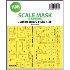 1/35 Junkers Ju 87G Stuka Double-sided Paint Masking for Border Model
