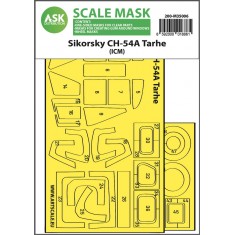 1/35 Sikorsky CH-54A Tarhe One-sided Express fit Masking for ICM kits