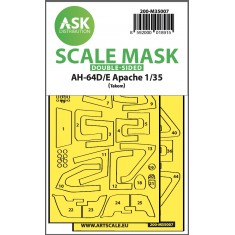 1/35 AH-64D/E Double-sided fit Express Masking for Takom kits