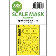 1/35 Spitfire Mk.Vb One-sided Express Fit Mask for Border Model kits