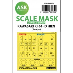 1/48 Kawasaki Ki-61-ID Hien Double-sided Paint Masking for Tamiya kits