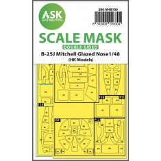 1/48 B-25J Mitchell Double-sided Masking (self-adhesive pre-cutted) for HK Models