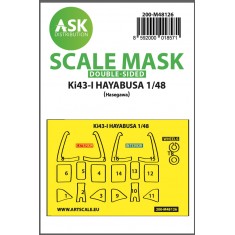 1/48 Ki-43-I Hayabusa Double-sided Express Self-adhesive Pre-cutted Masking for Hasegawa