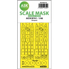 1/48 AICHI B7A1 Double-sided Express Masking for Hasegawa kits