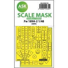 1/48 Fw 189A-2 Double-sided Express Masking for Great Wall Hobby kits