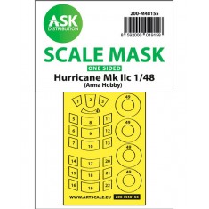 1/48 Hawker Hurricane Mk.II One-sided Express Mask for Arma Hobby kits