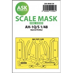 1/48 Bell AH-1Q/S Cobra One-sided fit Express Mask for Special Hobby kits