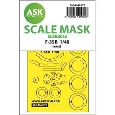 1/48 F-35B Lightning II one-sided express fit Mask for Italeri kits