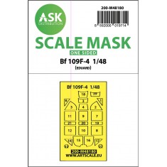 1/48 Messerschmitt Bf 109F One-Sided Express Mask for Eduard