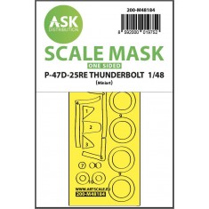 1/48 P-47D-25RE Thunderbolt One-Sided Express Fit Mask for Miniart