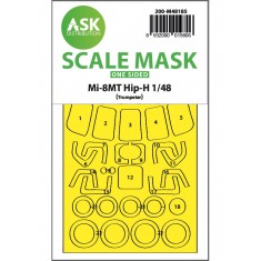1/48 Mil Mi-8Mt One-Sided Express Fit Mask for Trumpeter