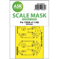 1/48 Fw 190A-4 Double-sided Express Fit Mask for Eduard kit
