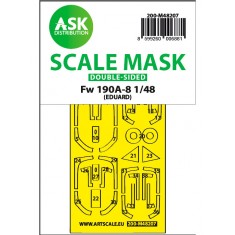 1/48 Fw 190A-8 Double-sided Express Fit Mask for Eduard kit