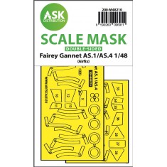 1/48 Fairey Gannet AS.1/AS.4 Double-sided Fit & Self-adhesive Express Mask for Airfix kit