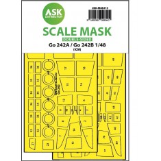 1/48 Gotha Go 242A / Go 242B Double-Sided Express Fit Mask for ICM kits