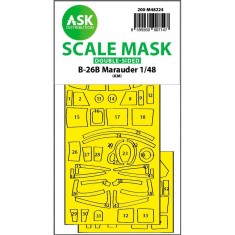 1/48 B-26B Marauder Double-sided Express fit Mask for ICM