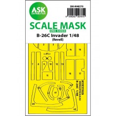 1/48 Douglas B-26C Invader One-sided Mask for Revell kits