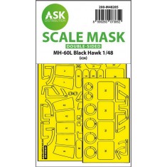 1/48 MH-60L Black Hawk Double-sided Express-fit Mask for ICM