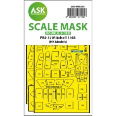 1/48 PBJ-1J Mitchell Double-Sided Express Fit Mask for Hk Models