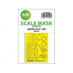 1/48 Spitfire Tr.9 One-sided Express Fit Mask for Airfix kits