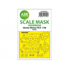 1/48 Gloster Meteor FR.9 Double-sided Self-adhesive Express Mask for Airfix kits